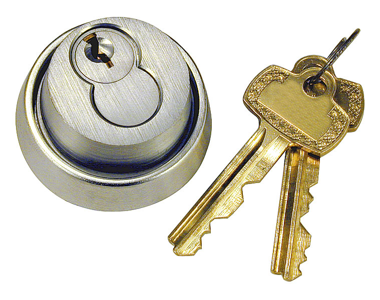 Euro / Rim Cylinder-IC CORE MORTISE RIM CYLINDER WITH 2 KEYS