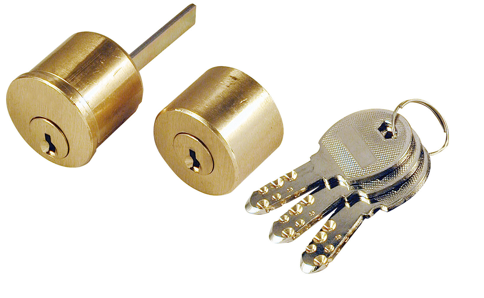 Euro / Rim Cylinder-RIM CYLINDER WITH 3 DIMPLE KEYS