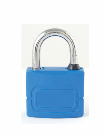 ZINC ALLOY PADLOCK W/ PLASTIC COVERED